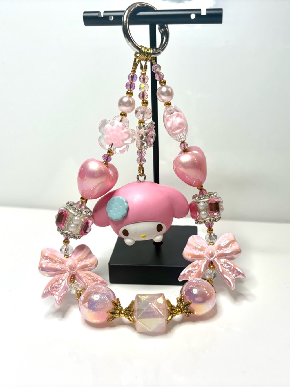 Sanrio Authentic My Melody Charm Phone Chain/Bag Charm! Handmade.